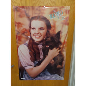 Vintage Movie Poster 1994 The Wizard of Oz 23” by 35”One Sided Garland Toto